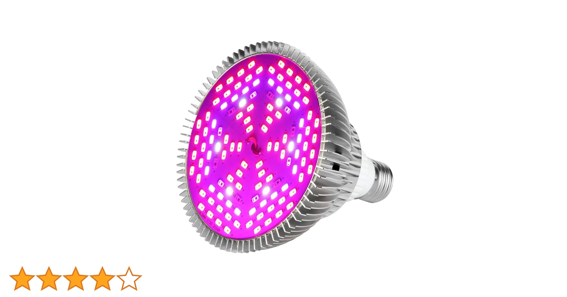 Amazon.co.jp: MORSEN LED植物育成ライト 80W相当 赤色 E26口金